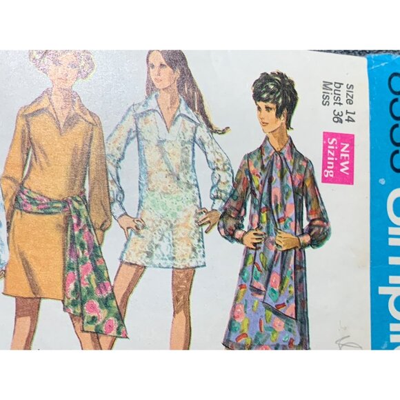 Simplicity Misses Dress Sewing Pattern sz 14 8333 - uncut - Picture 2 of 4